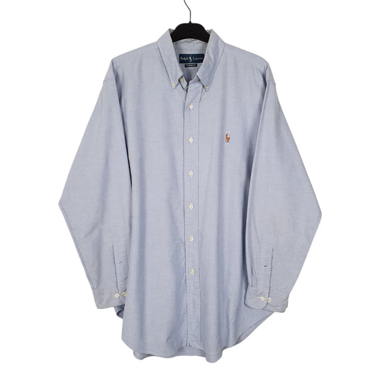 Mens Blue Ralph Lauren Long Sleeve Shirt