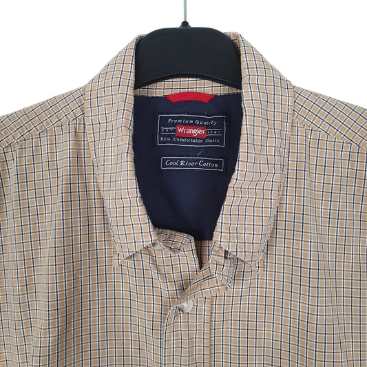 Mens Brown Wrangler Shirt