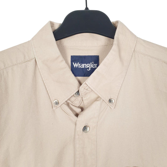 Mens Beige Wrangler Shirt