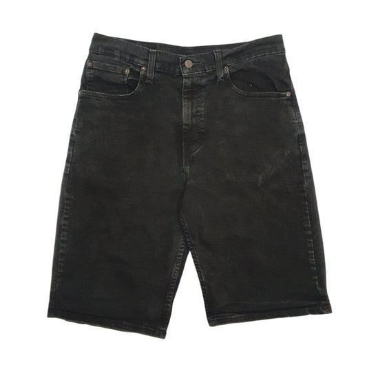 Mens Black Levis 569 Denim Shorts