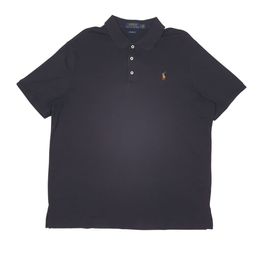 Mens Black Polo Ralph Lauren Short Sleeve Polo Shirt