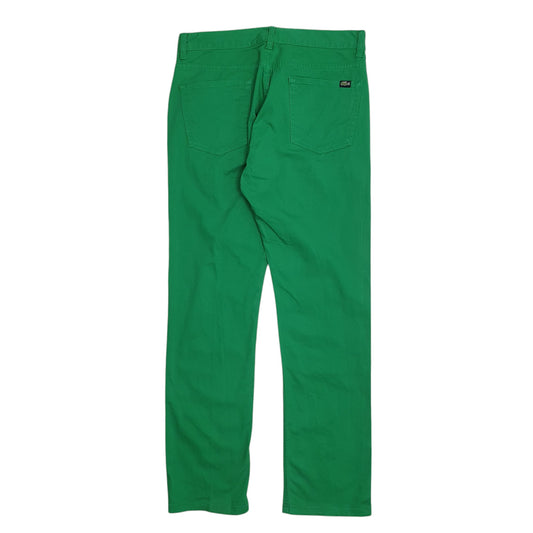 Mens Green Lacoste Trousers