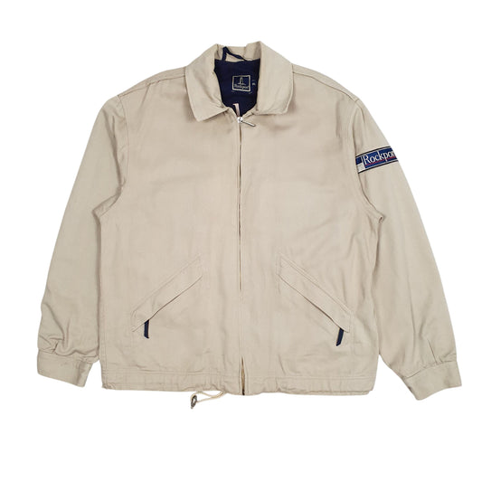 Mens Beige Rockport Coat