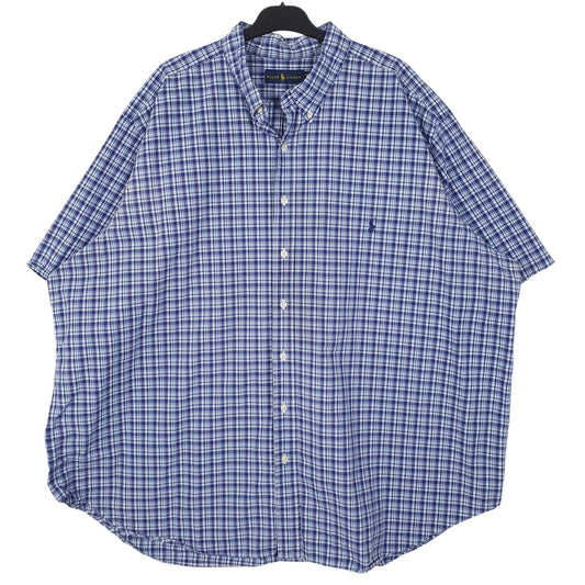 Mens Blue Ralph Lauren Short Sleeve Shirt