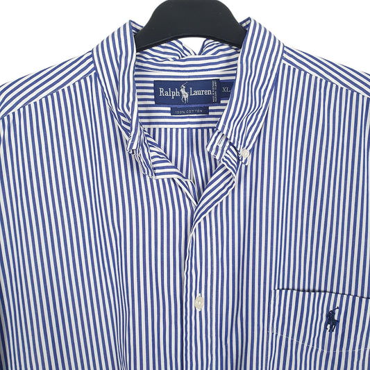 Mens Blue Ralph Lauren Vintage Shirt