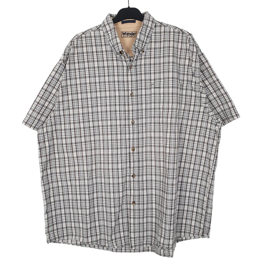 Mens Grey Wrangler Hero Short Sleeve Shirt