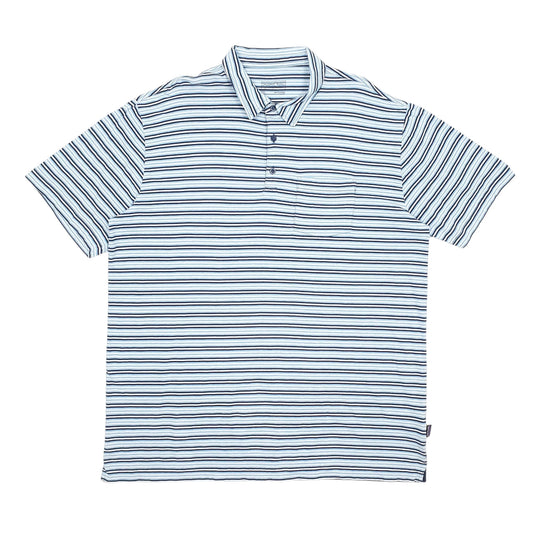 Mens Blue Patagonia Short Sleeve Polo Shirt
