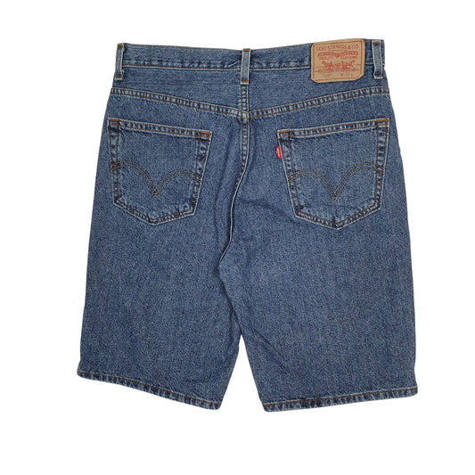 Mens Blue Levis Vintage 00s 505 Shorts