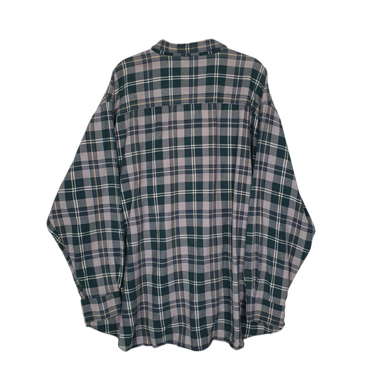 Mens Green Woolrich Thick Flannel Shirt