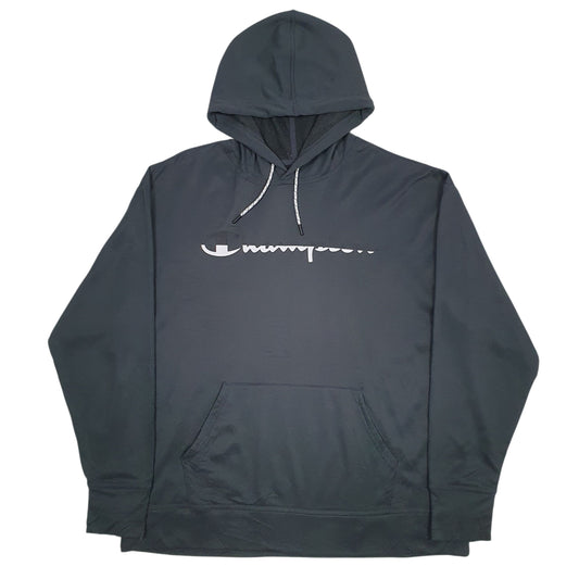 Mens Grey Champion Hoodie Jumper