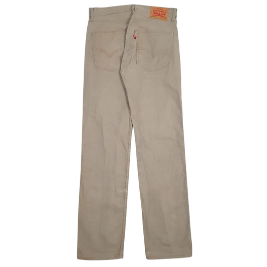 Mens Beige Levis Jeans