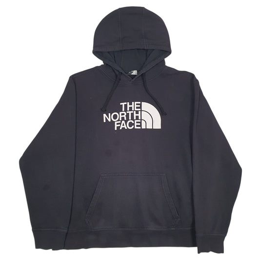 Mens Black The North Face Spellout Hoodie Jumper