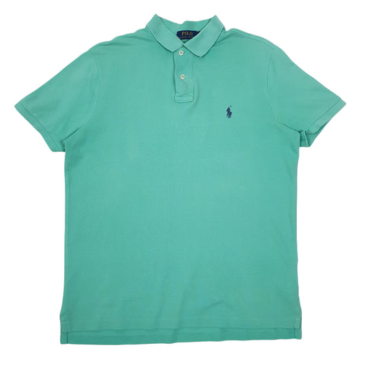 Mens Green Polo Ralph Lauren Short Sleeve Polo Shirt