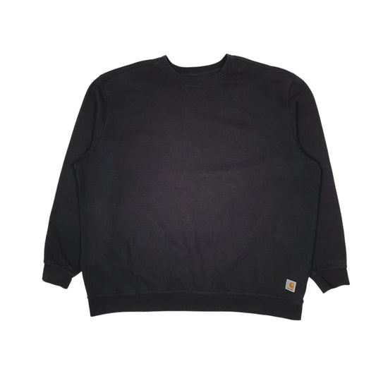 Mens Black Carhartt Crewneck Jumper