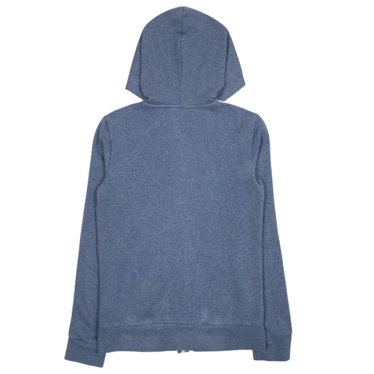 Womens Blue Adidas Full Zip Jumper