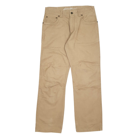 Mens Beige Eddie Bauer Workwear Casual JeansW32 L31