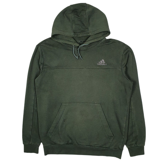 Mens Green Adidas Hoodie Jumper