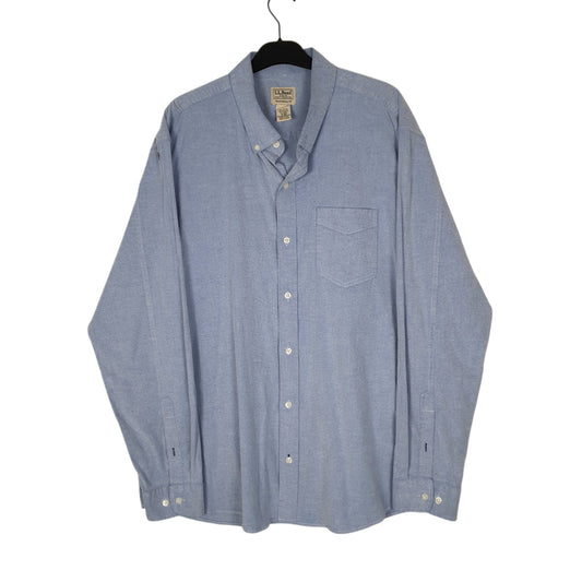 Mens Blue L.L.Bean Long Sleeve Shirt