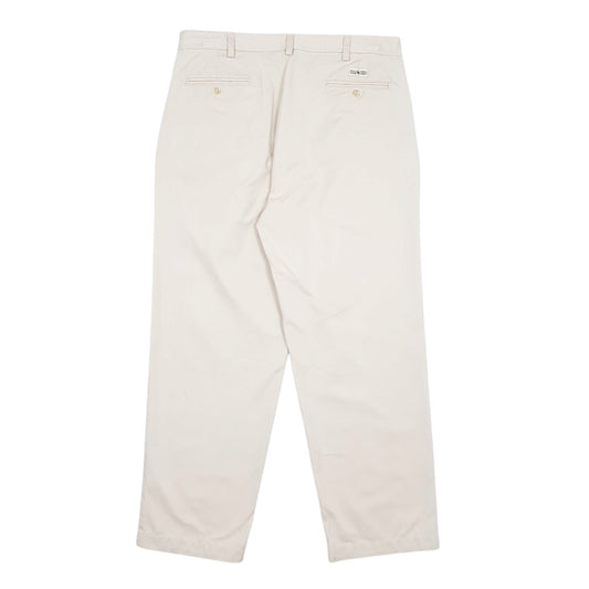 Mens Beige Polo Ralph Lauren Pleated Andrew Pant Trousers