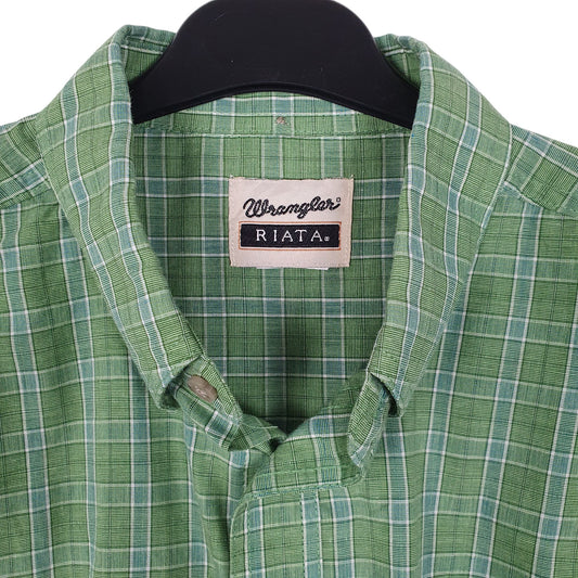 Mens Green Wrangler Riata Shirt