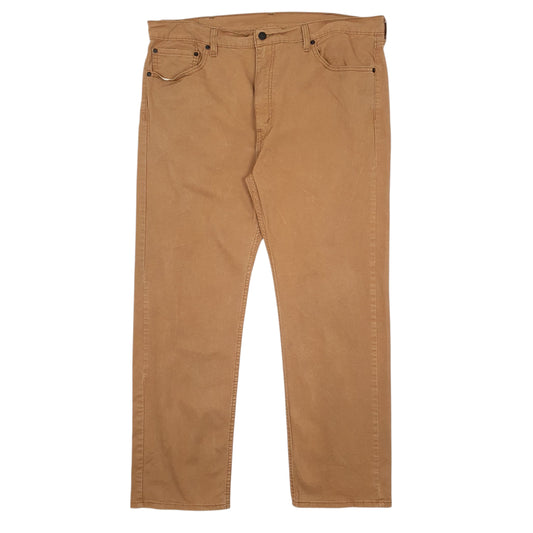 Mens Tan Levis 505 Chino Trousers