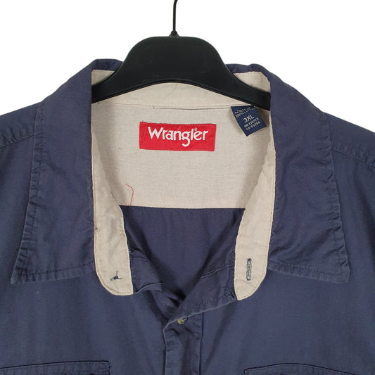 Mens Navy Wrangler Shirt