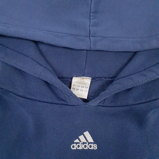 Mens Navy Adidas Hoodie Jumper