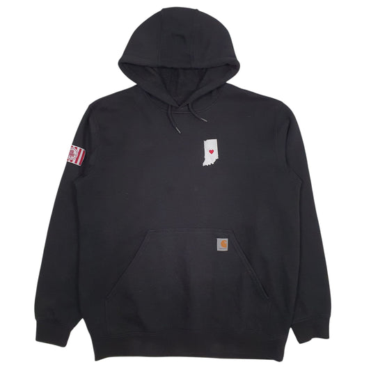 Mens Grey Carhartt Hoodie Jumper