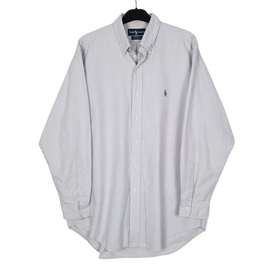 Mens Blue Ralph Lauren Long Sleeve Shirt