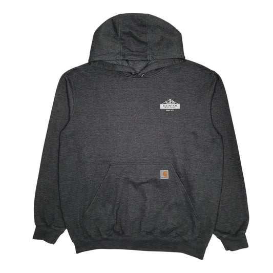 Mens Grey Carhartt Welding Hoodie Jumper