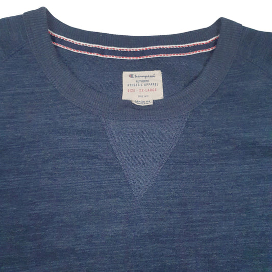 Mens Navy Champion Crewneck Jumper