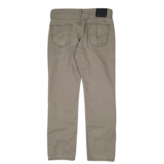 Mens Beige Levis 514 Trousers