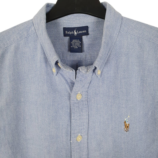 Mens Blue Ralph Lauren Shirt