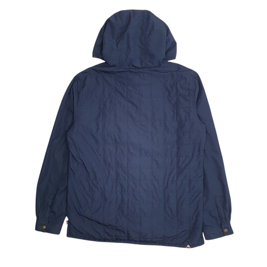 Mens Navy Quiksilver Reversible Crewneck Coat