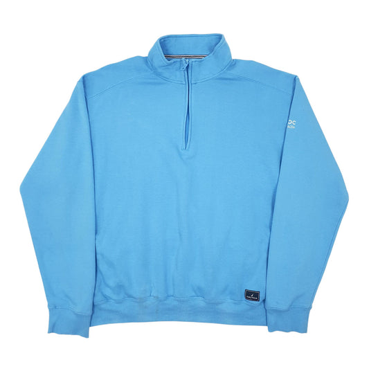 Mens Blue Nautica Quarter Zip Jumper