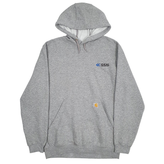 Mens Grey Carhartt Hoodie Jumper
