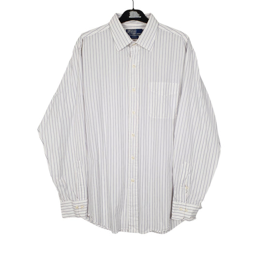 Mens White Polo Ralph Lauren Curham Long Sleeve Shirt