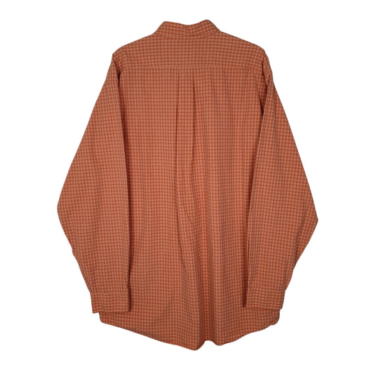 Mens Orange L.L.Bean Tall Shirt