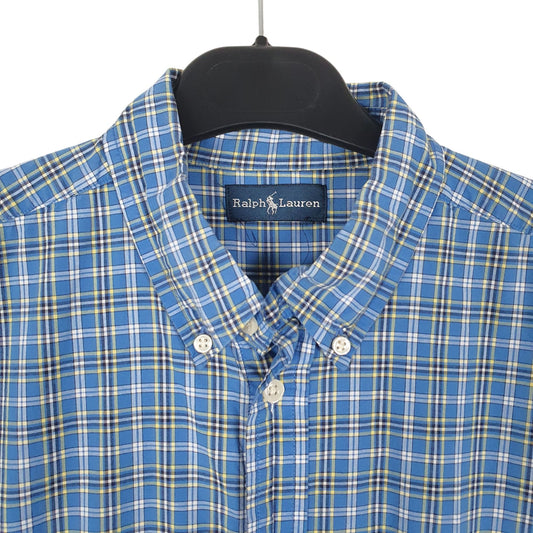 Mens Blue Ralph Lauren Shirt