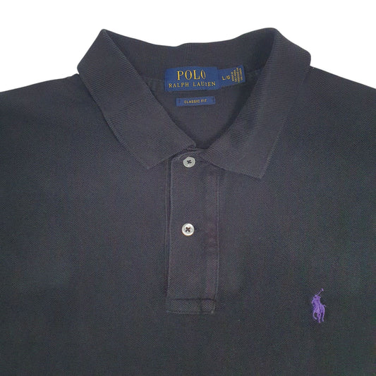 Mens Black Polo Ralph Lauren Classic Fit Polo Shirt