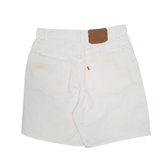 Mens White Levis 950 Orange Tab Vintage 90s Made In USA Shorts