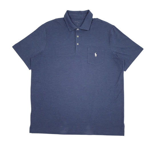 Mens Blue Polo Ralph Lauren Short Sleeve Polo Shirt