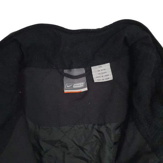 Mens Black Nike Bauer Hockey AIK Sweden Coat