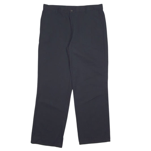 Mens Black Dickies Workwear Chino Trousers