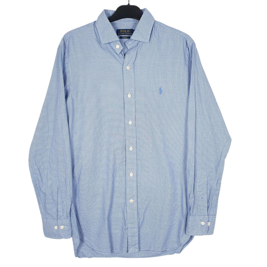 Mens Blue Ralph Lauren Long Sleeve Shirt