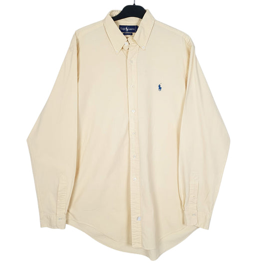Mens Yellow Ralph Lauren Long Sleeve Shirt