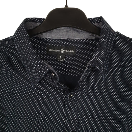 Womens Navy Beverly Hills Polo Club Cropped Shirt