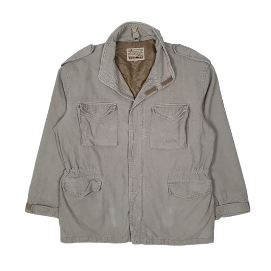 Mens Grey Bull & Bear Corduroy Field Hunting Coat