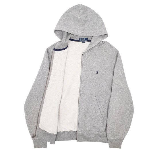 Mens Grey Polo Ralph Lauren Full Zip Jumper
