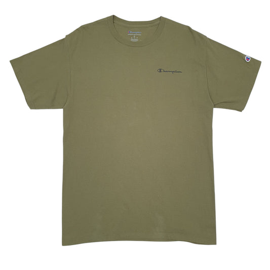Mens Green Champion Short Sleeve T Shirt